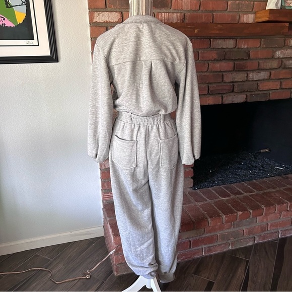 For Love & Lemons Yuna Jumpsuit in Grey Sz S - Picture 9 of 12
